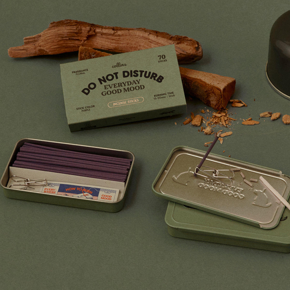9to5 Studios_Collins Natural Incense Sticks Do Not Disturb