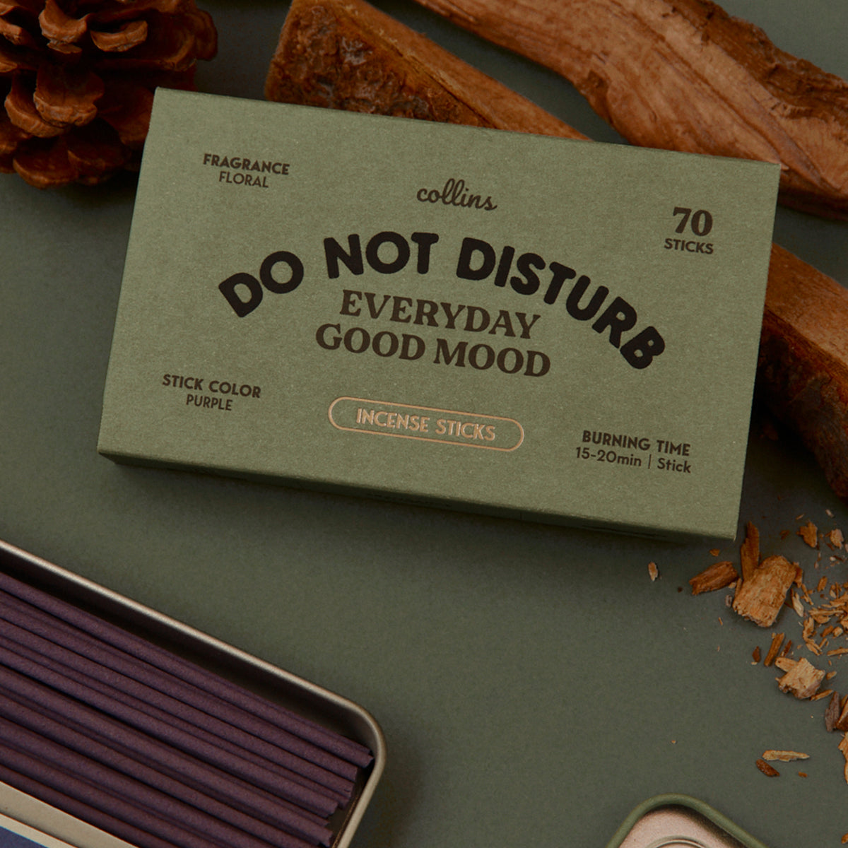 9to5 Studios_Collins Natural Incense Sticks Do Not Disturb