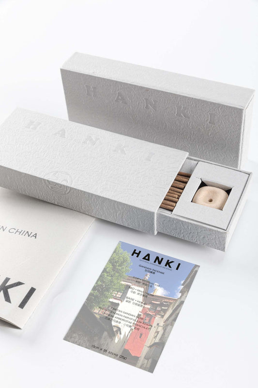 HANKI Gandain Herb Incense from Ganden Monastery in Tibet for meditation and spiritual rituals