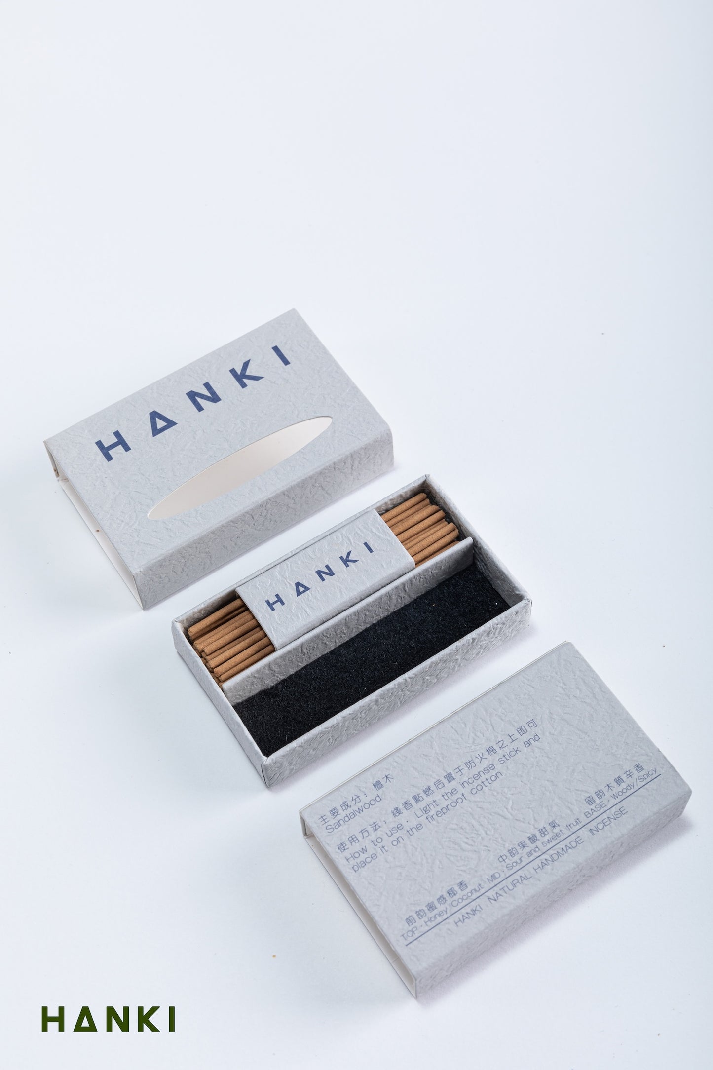 9to5 Studios_HANKI - Sandalwood Incense Travel Size