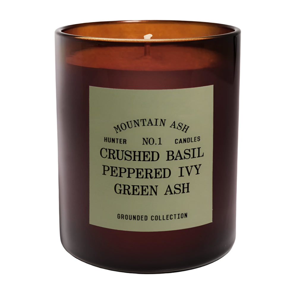 9to5 Studios_Hunter Candles - NO. 1 MOUNTAIN ASH / crushed basil, peppered ivy, green ash_Australian soy wax candles