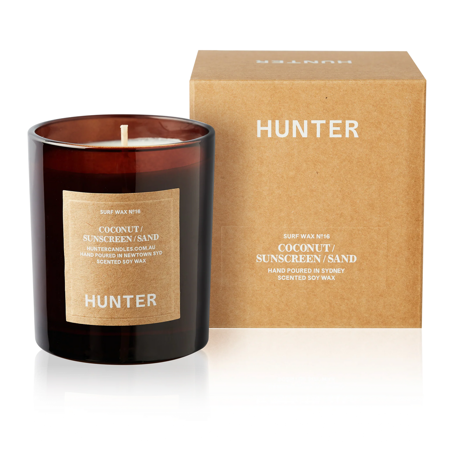 9to5 Studios_Hunter Candles - SURF WAX / coconut + sunscreen + sand