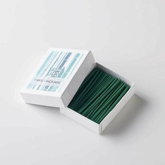Kousaido HANGA Bamboo Incense sticks with elegant Japanese print packaging and fresh green scent