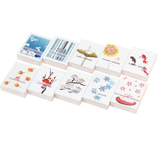 Kousaido HANGA Cherry Blossom Incense sticks with sakura print packaging and floral aroma