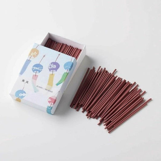 Kousaido HANGA Kunpu incense sticks with floral and fruity spring fragrance in traditional Japanese packaging