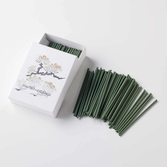 Kousaido HANGA Pine Incense sticks with elegant Japanese seasonal packaging and woody sandalwood, pine, and rose fragrance