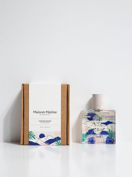 Maison Matine Hasard Bazar perfume bottle and box