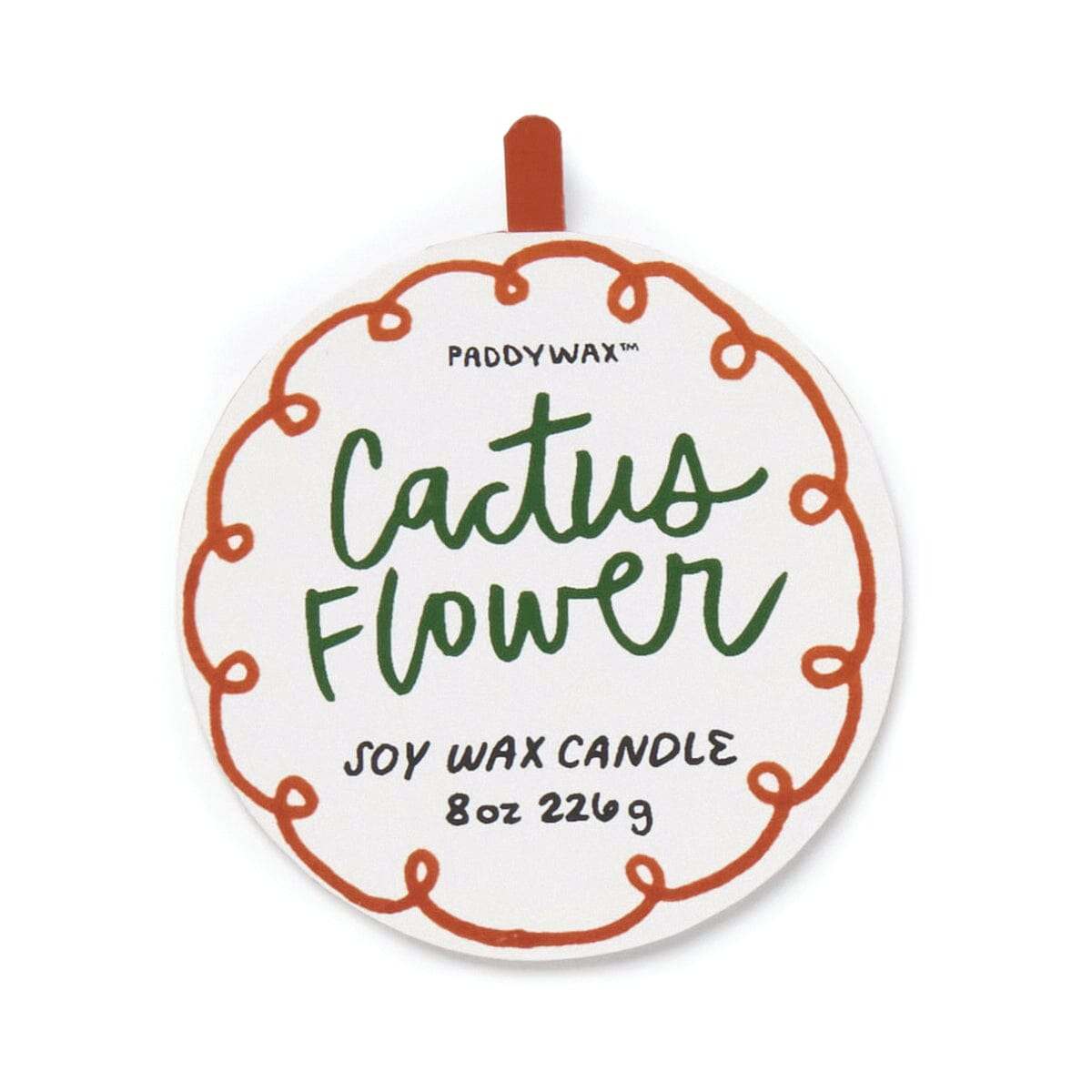 Paddywax A Dopo cactus flower scented candle in hand-painted ceramic vessel
