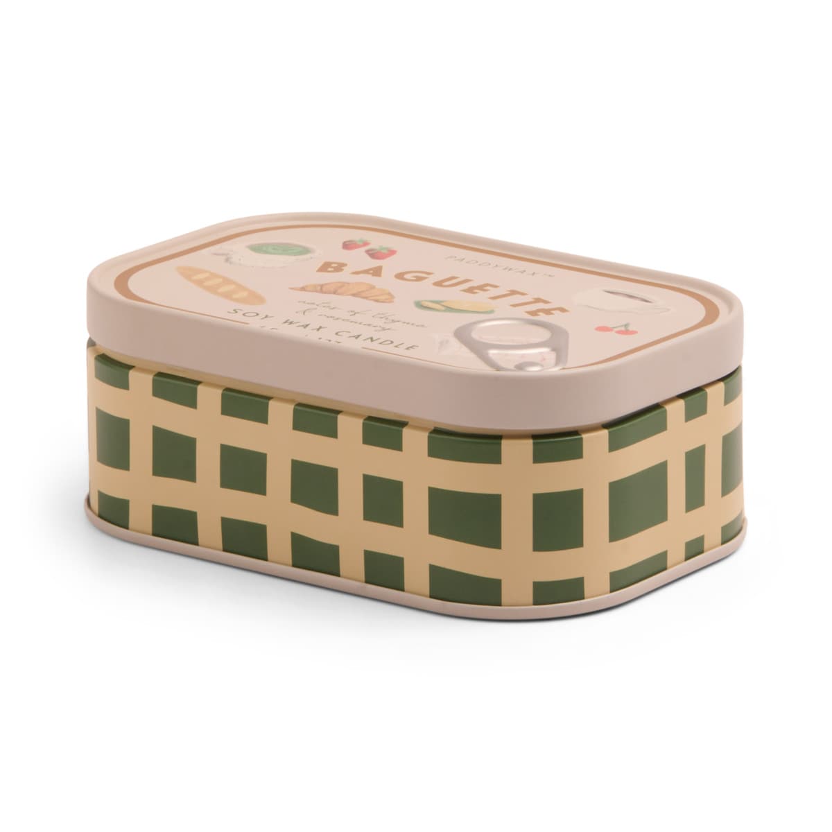 9to5 Studios_Paddywax Bistro 4.5oz/127g French Baguette Printed Tin Candle - Rosemary Thyme