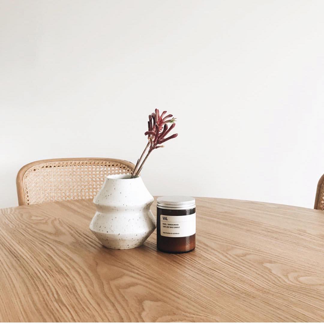 9to5 Studios_Posie Candle VAL: Rose / Sandalwood / Yuzu_Australian soy wax candles