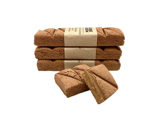 Tribe Earth DREAMTIME Handmade Sandalwood and Balga incense plank burning in a dish