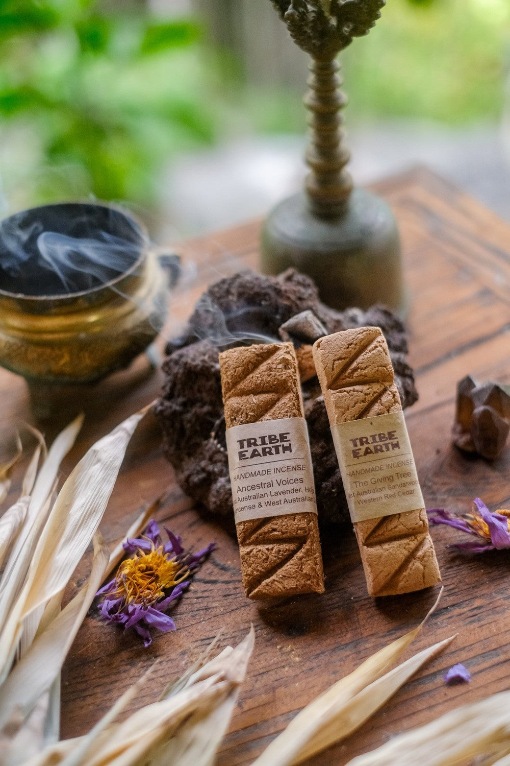 9to5 Studios_Tribe Earth WARRIOR Handmade Incense - Sandalwood & Patchouli