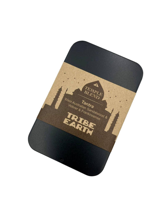 Tribe Earth Tantra Cones sandalwood vetiver frankincense tobacco handmade incense cones pack