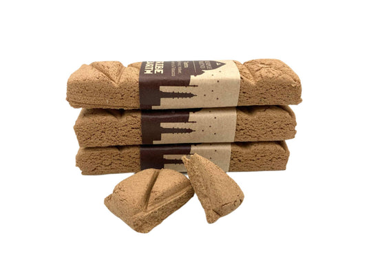 Tribe Earth Tantra-Temple handmade sandalwood and vetiver incense plank burning in heat resistant dish