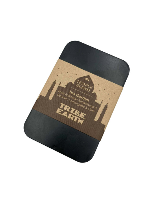 Tribe Earth Tea Garden Cones handmade incense with sandalwood, benzoin, lime, and lemongrass