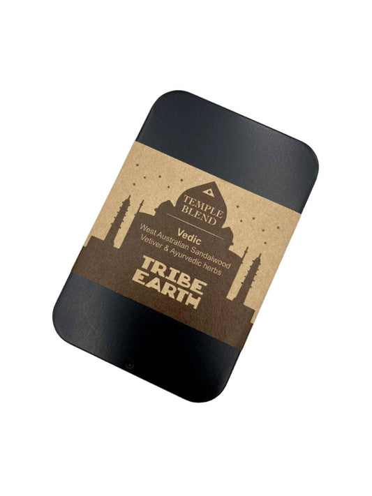 Tribe Earth VEDIC Cones sandalwood vetiver Ayurvedic handmade incense with natural plant ingredients