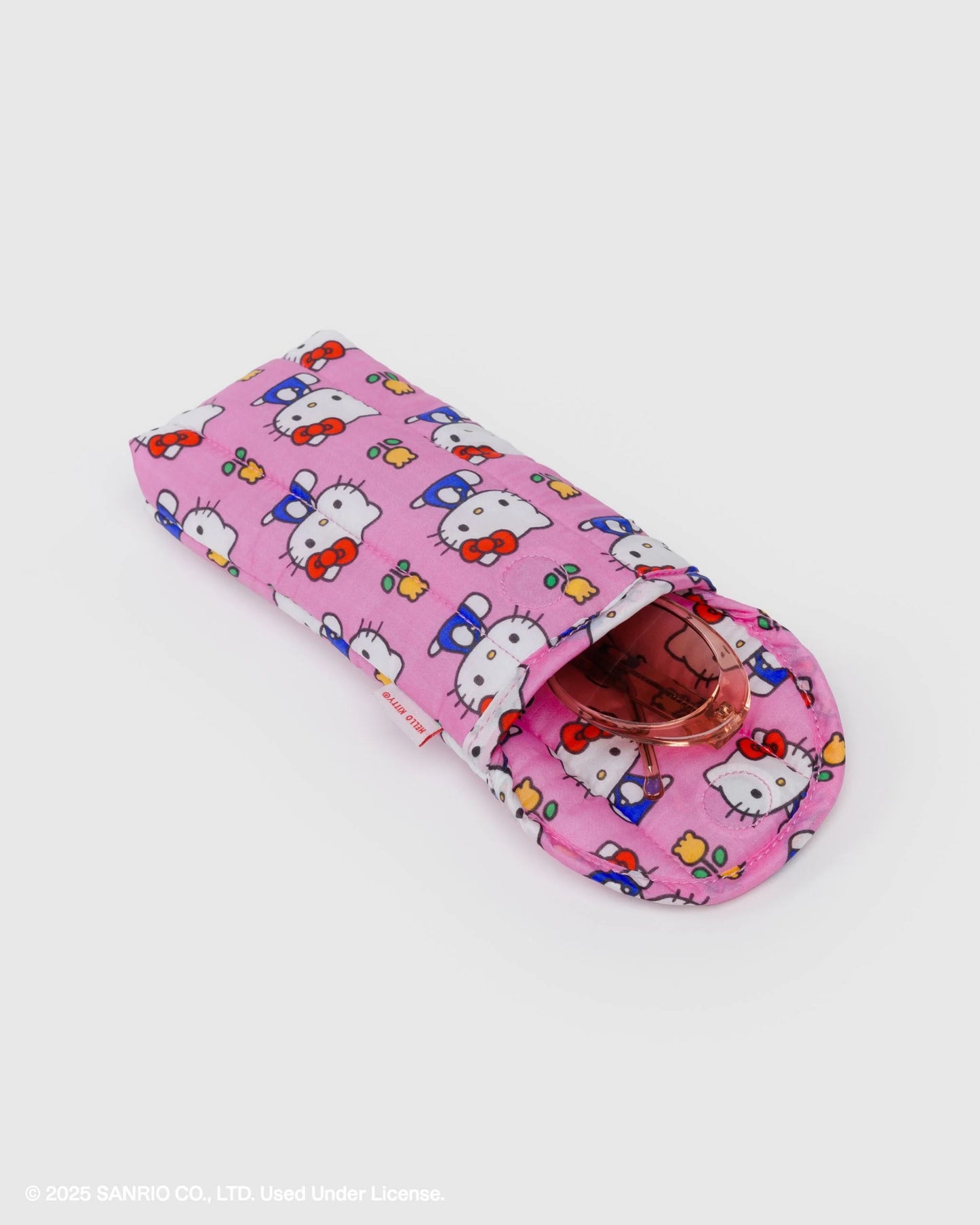 9to5 Studios_BAGGU Puffy Glasses Sleeve – Hello Kitty Pink