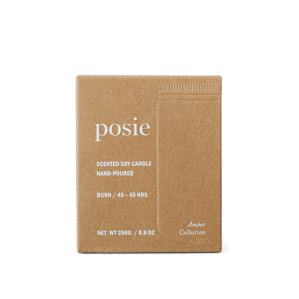 9to5studios Posie Candle POM: Tomato Leaf / Lemon Peel / Moss