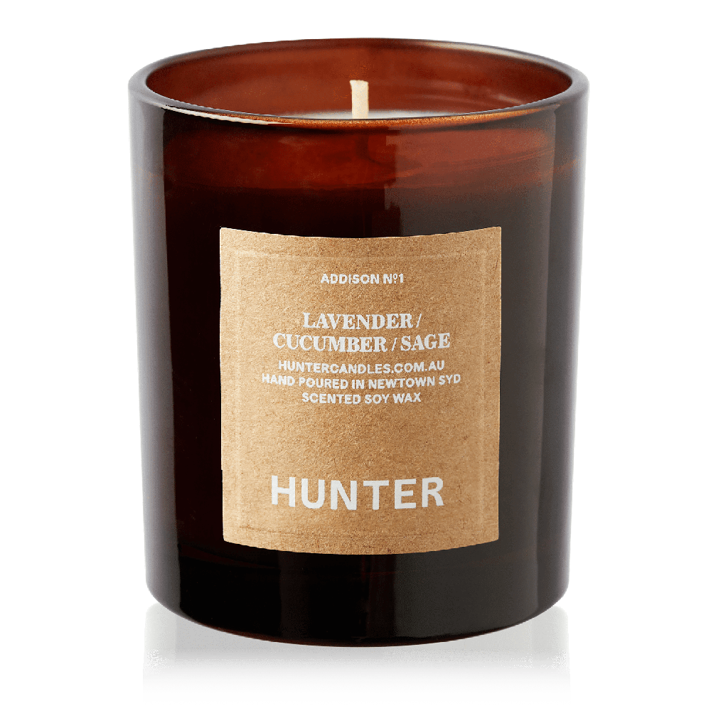 9to5 Studios_Hunter Candles - ADDISON / lavender + cucumber + sage_Australian soy wax candles