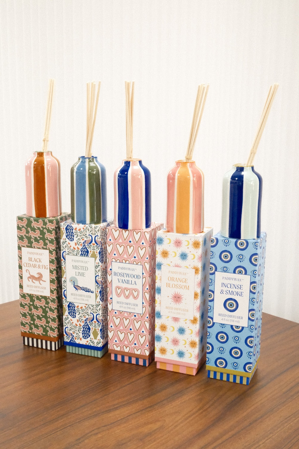 9to5 Studios Paddywax A Dopo “Peacock” Diffuser – Misted Lime