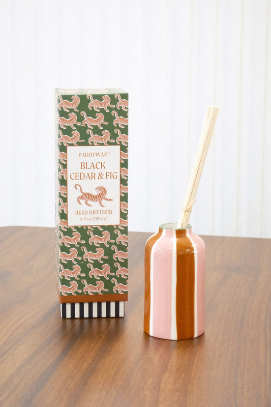 9to5 Studios Paddywax A Dopo “Tiger” Diffuser – Black Cedar & Fig