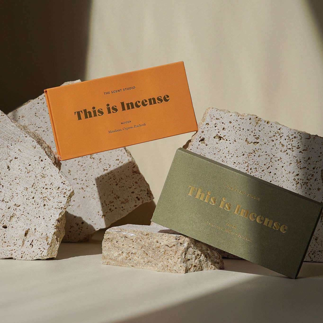 Australian incense collection with coastal, bush, floral and woody scents