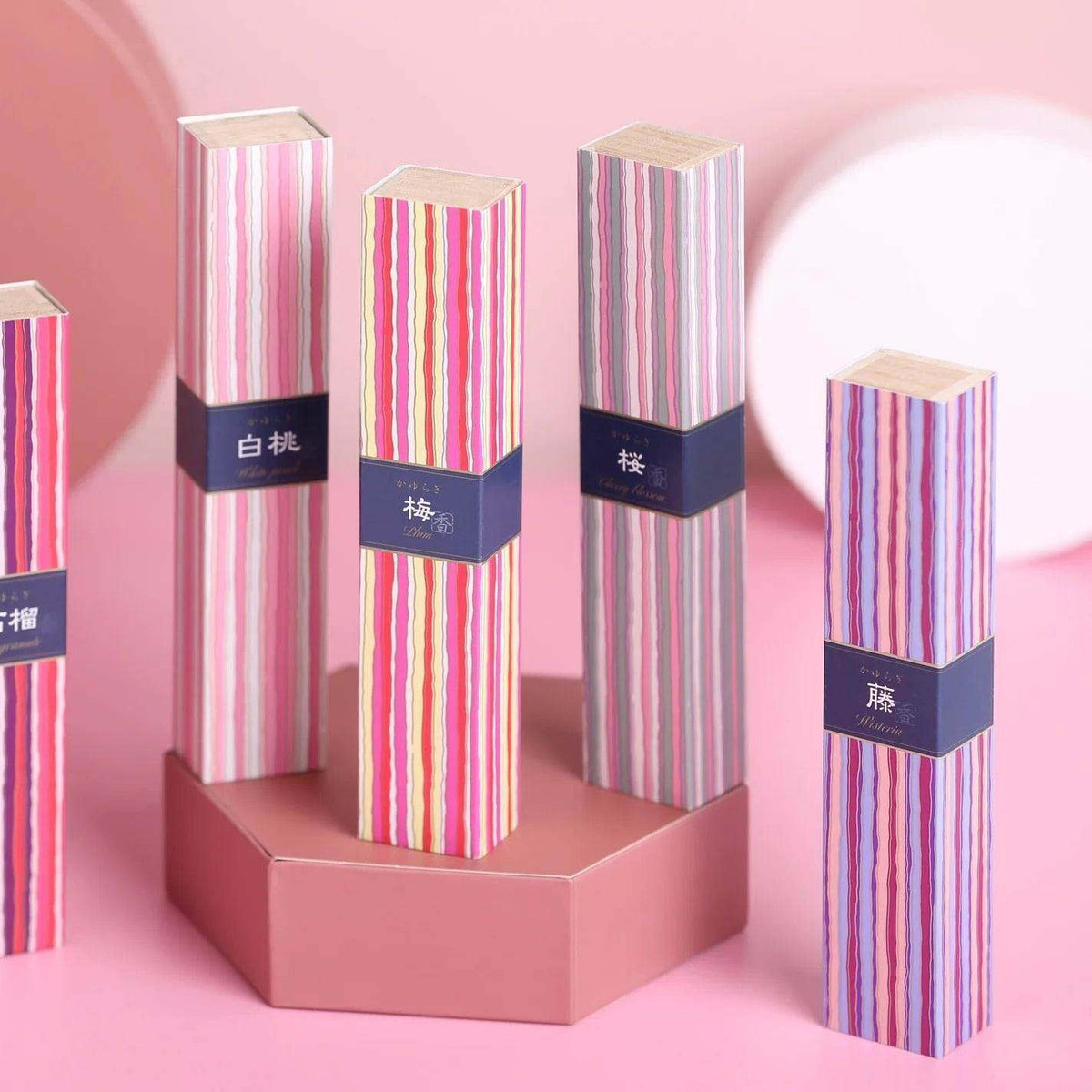 Osmanthus, Plum or White Peach? Three Soft Japanese Incense Directions