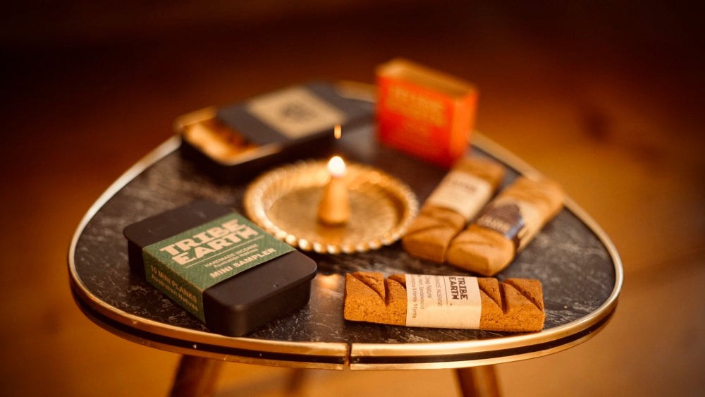 Incense cones at 9to5 Studios for relaxation and mindful living with floral and woody scents