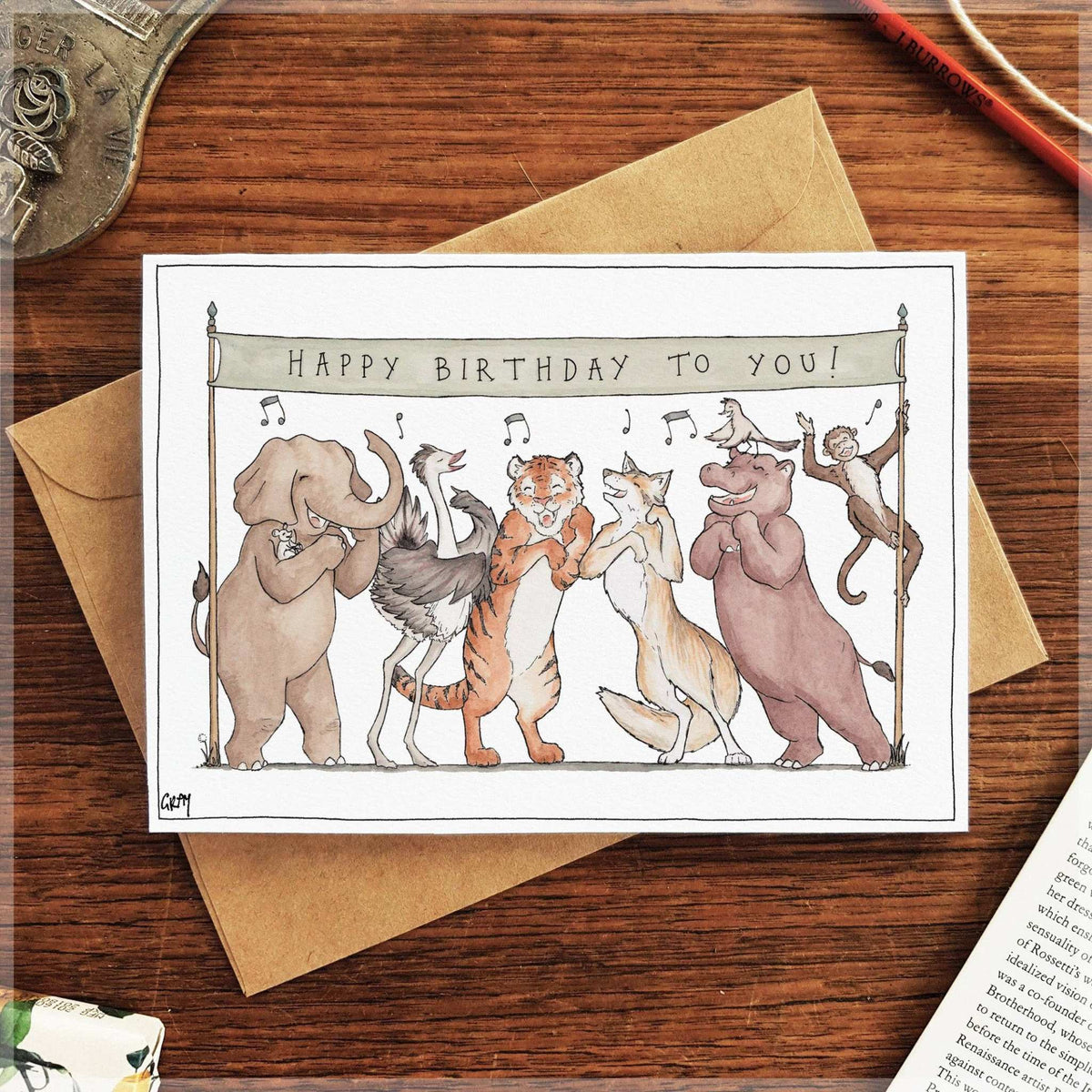 Postcards and greeting cards collection