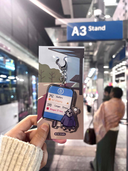 +61 Studio Bus Not Stopping cockatoo acrylic keychain