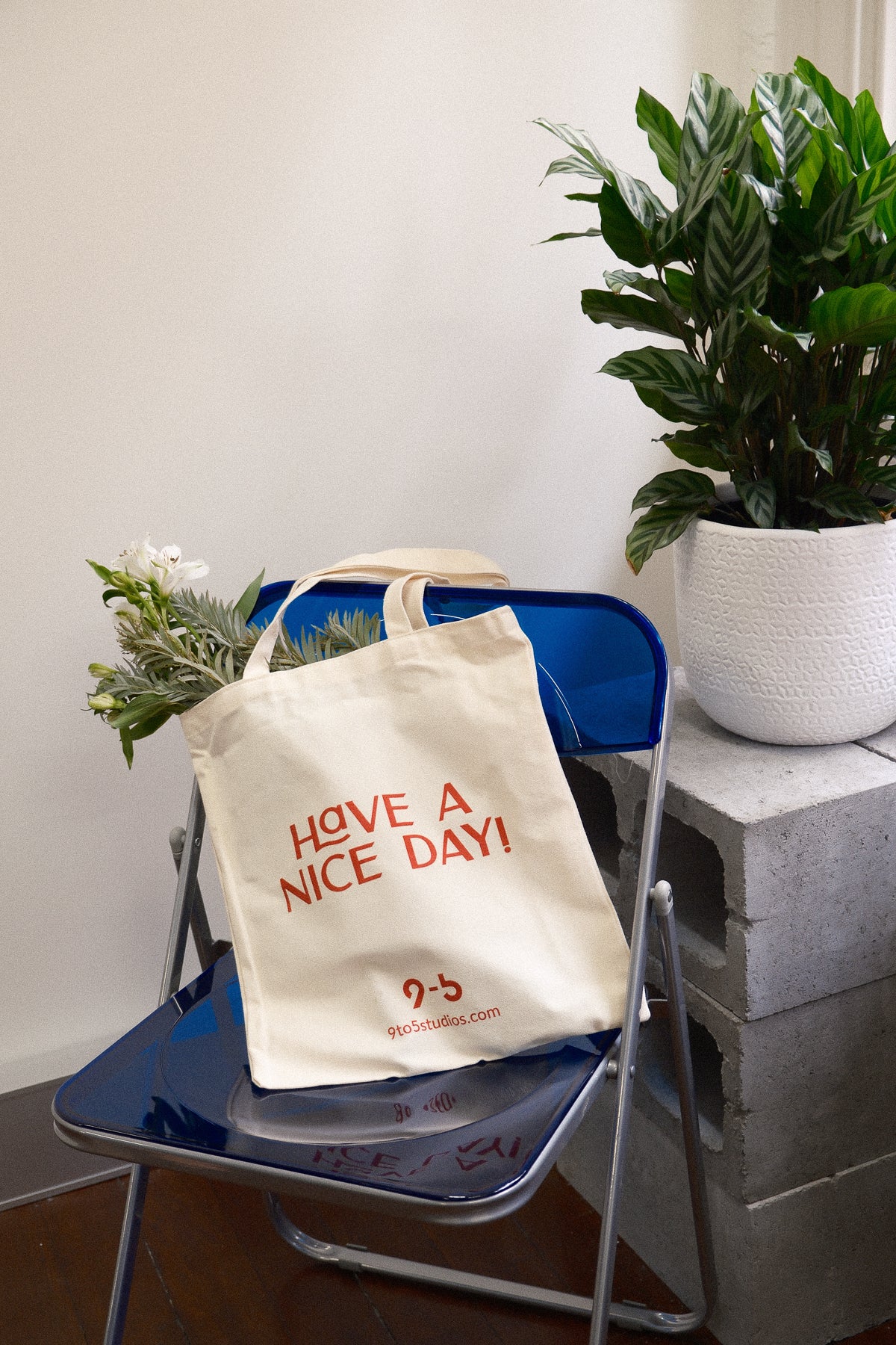 9to5 Studios_9to5 Studios 'HAVE A NICE DAY' Tote Bag