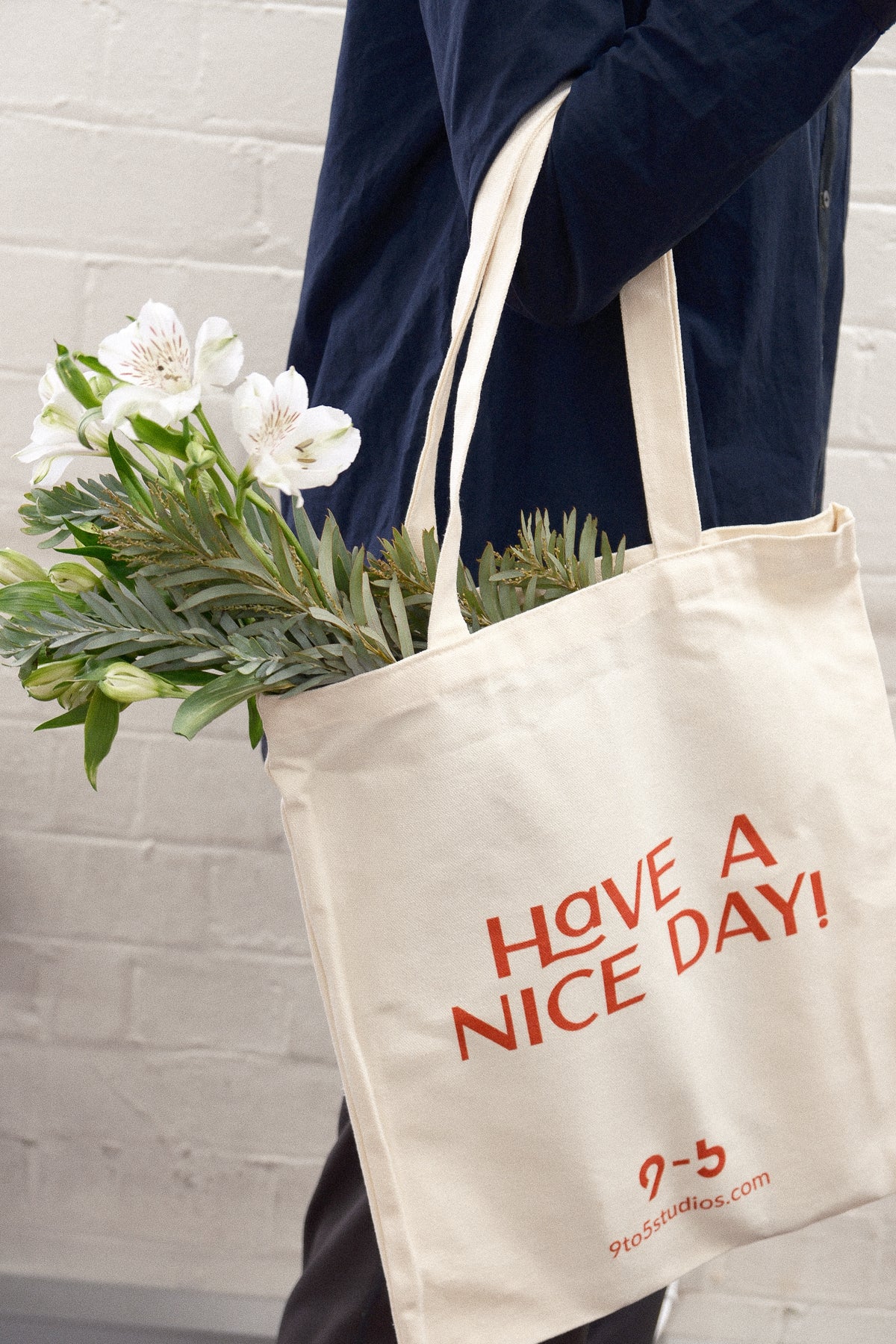 9to5 Studios_9to5 Studios 'HAVE A NICE DAY' Tote Bag