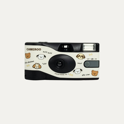 9to5studios Cameroo Disposable 35mm Film Camera Puppy Parade