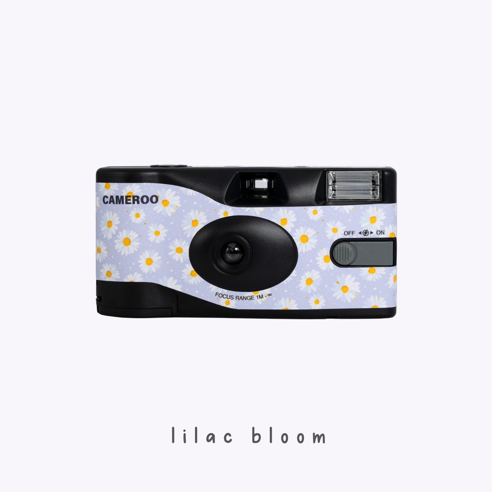9to5studios Cameroo Disposable 35mm Film Camera Daisy Bloom - Lilac Bloom