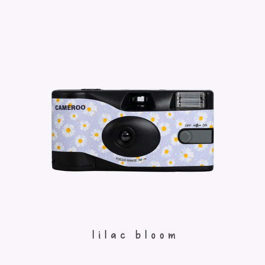 9to5studios Cameroo Disposable 35mm Film Camera Daisy Bloom - Lilac Bloom