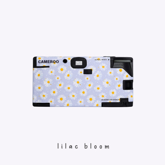 9to5studios Cameroo Disposable 35mm Film Camera Daisy Bloom - Lilac Bloom
