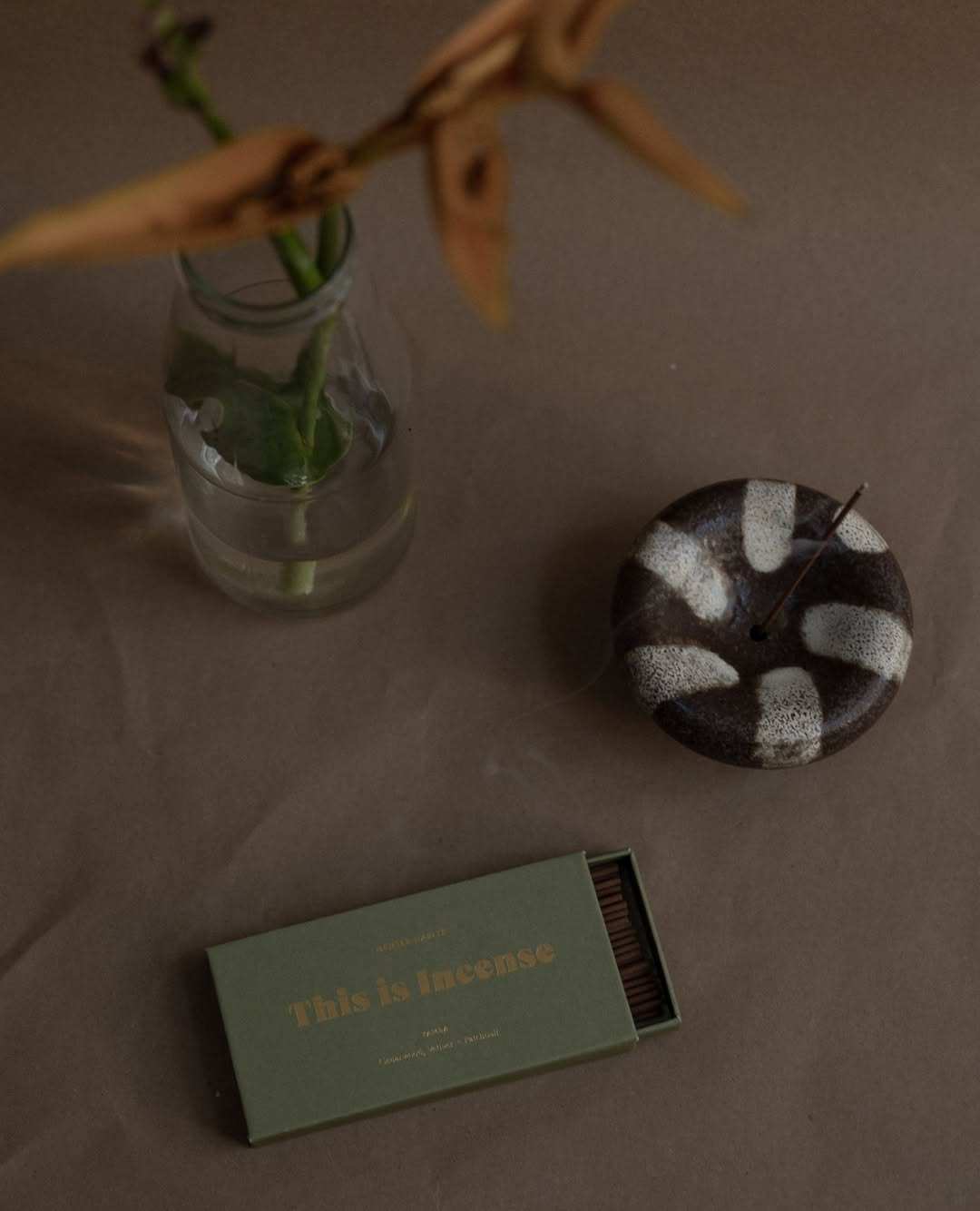 Box of Gentle Habits This Is Incense YAMBA with earthy, woody fragrance sticks