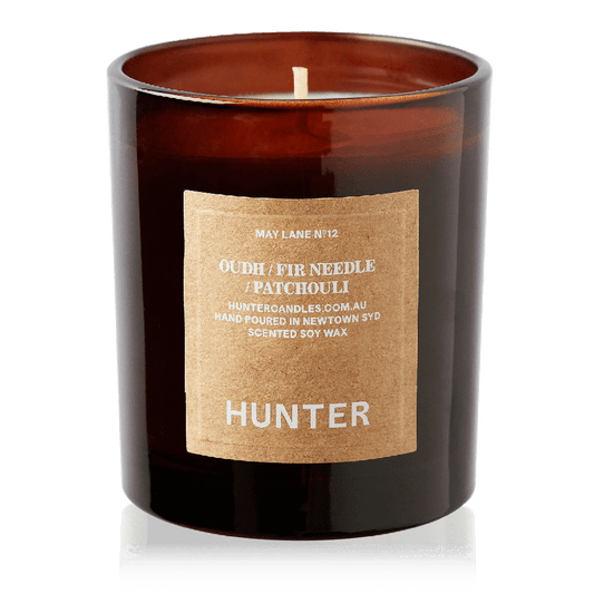9to5 Studios_Hunter Candles - MAY LANE / oudh + fir needle + patchouli_Australian soy wax candles