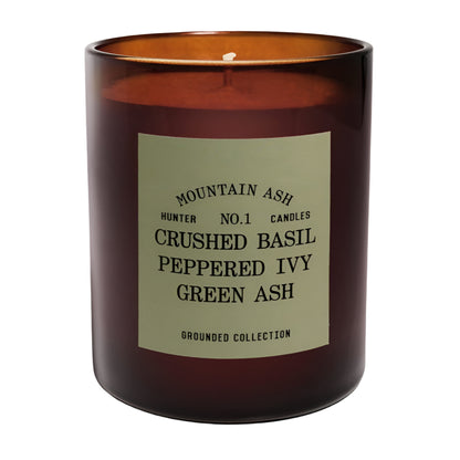 9to5 Studios_Hunter Candles - NO. 1 MOUNTAIN ASH / crushed basil, peppered ivy, green ash_Australian soy wax candles