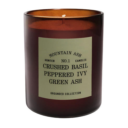 9to5 Studios_Hunter Candles - NO. 1 MOUNTAIN ASH / crushed basil, peppered ivy, green ash_Australian soy wax candles