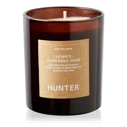 9to5 Studios_Hunter Candles - SURF WAX / coconut + sunscreen + sand