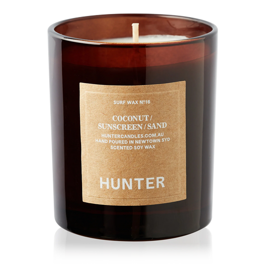 9to5 Studios_Hunter Candles - SURF WAX / coconut + sunscreen + sand