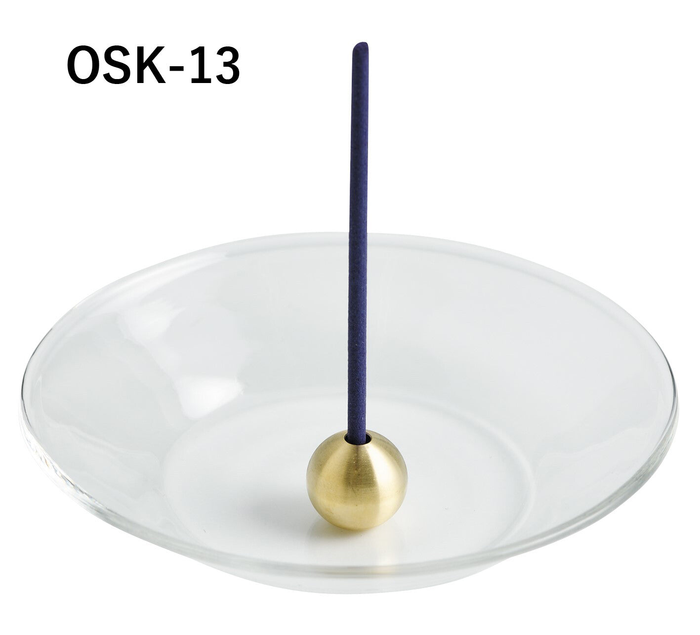 9to5 Studios_Kousaido Ball with brass top glass dish