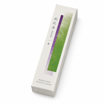 Kousaido Kyoto Japan incense packaging at 9to5 Studios