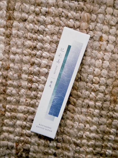 Kousaido Haisaibi Shion incense sticks packaging by 9to5 Studios