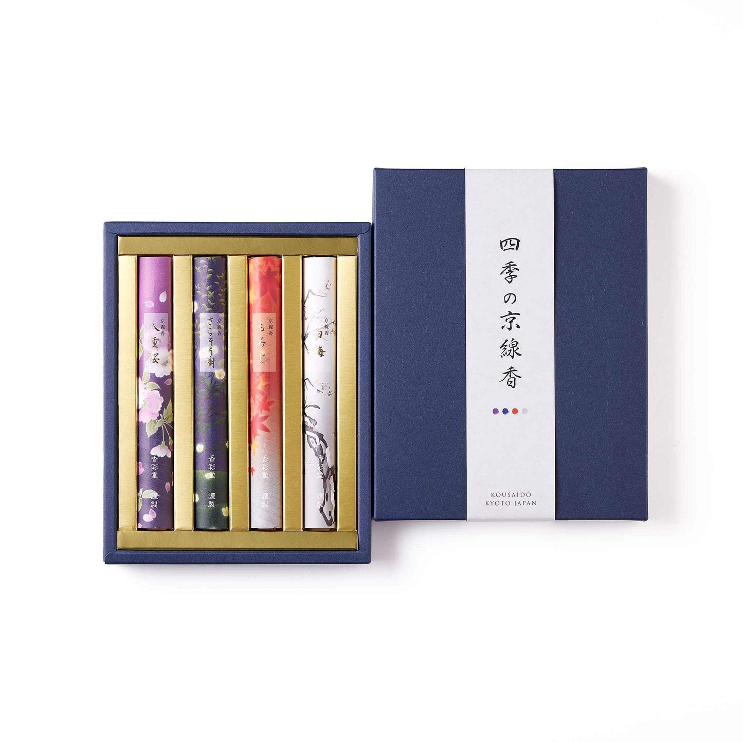 Kousaido Seasonal Incense Gift Set – Four Fragrances