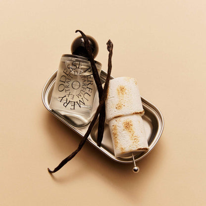 9to5 Studios Odesse Crème Skin perfume styled with vanilla beans and marshmallows