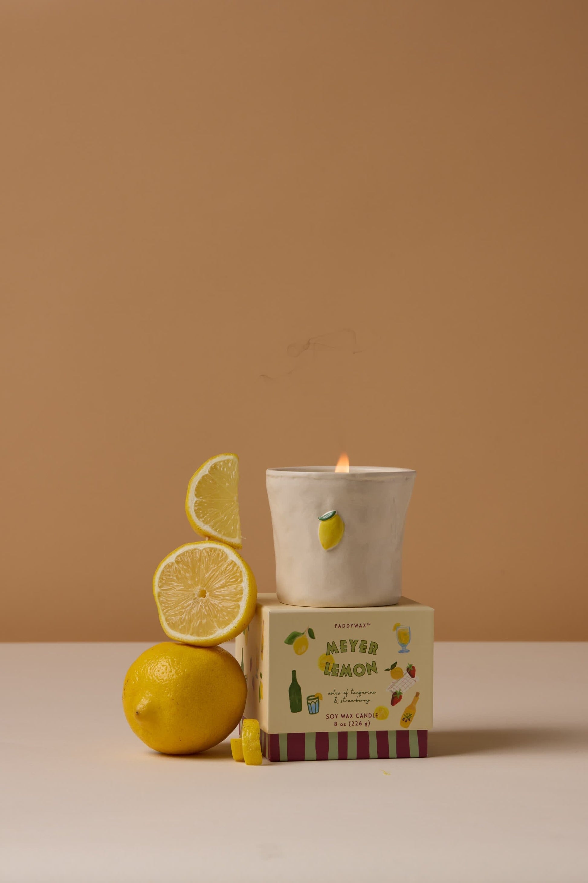 9to5 Studios_Paddywax Bistro 4.5oz/127g Lemon Printed Tin Candle - Meyer Lemon