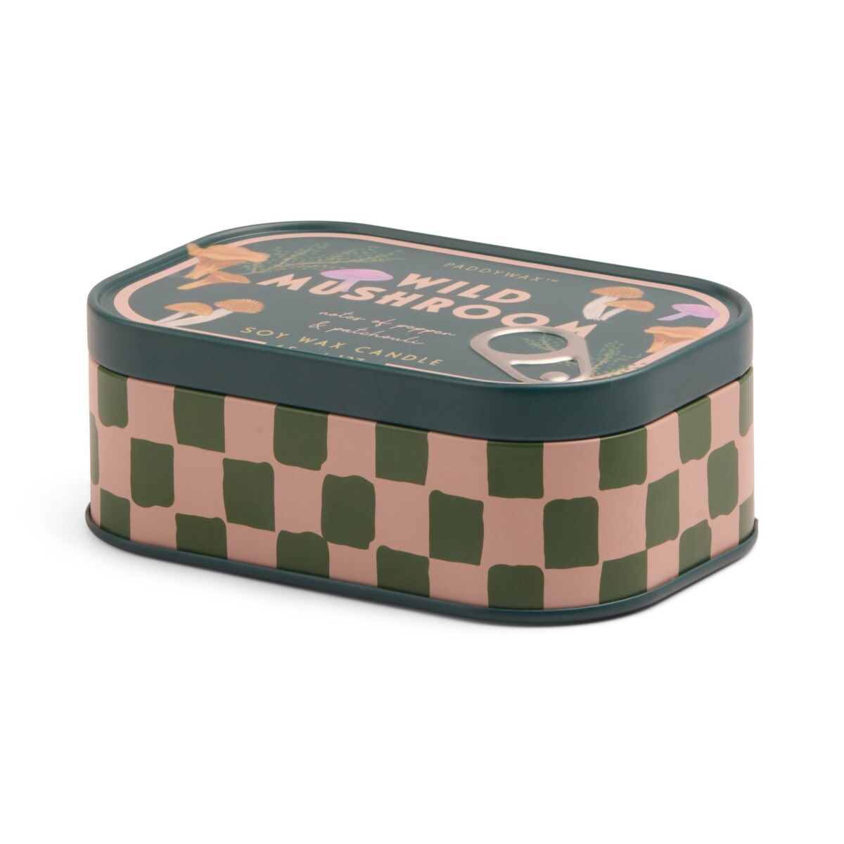 9to5 Studios_Paddywax Bistro 4.5oz/127g Mushroom Printed Tin Candle - Wild Mushroom