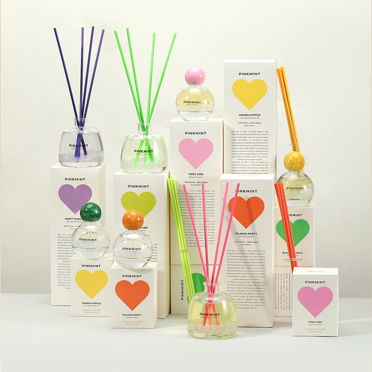 9to5 Studios_Pajama Party Reed Diffuser Crystal Infused  
